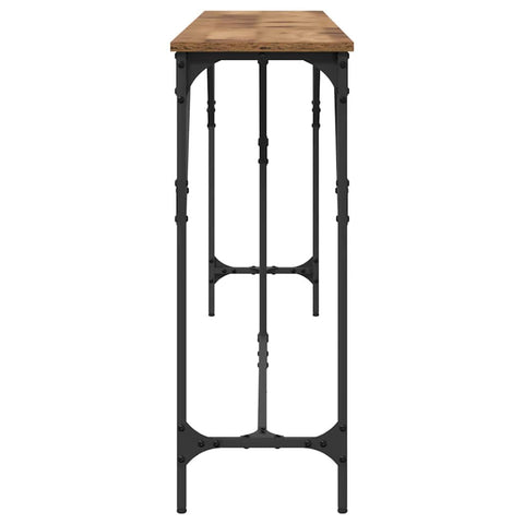 vidaXL Console Table Old Wood 200x29x75 cm Engineered Wood