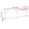 vidaXL Console Table Old Wood 200x29x75 cm Engineered Wood