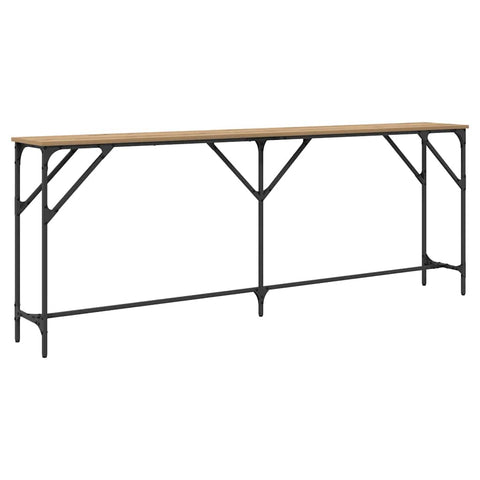 vidaXL Console Table Artisan Oak 200x29x75 cm Engineered Wood