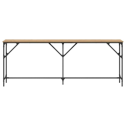 vidaXL Console Table Artisan Oak 200x29x75 cm Engineered Wood