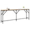 vidaXL Console Table Artisan Oak 200x29x75 cm Engineered Wood