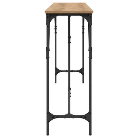 vidaXL Console Table Artisan Oak 200x29x75 cm Engineered Wood