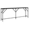 vidaXL Console Table Black oak 200 x 29 x 75 cm