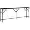 vidaXL Console Table Black oak 200 x 29 x 75 cm