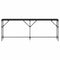 vidaXL Console Table Black oak 200 x 29 x 75 cm