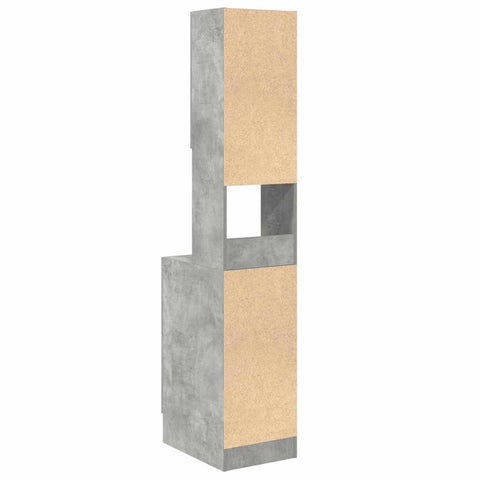 vidaXL Kitchen Cabinet with Door Grey 35 x 50 x 180 cm Engineered wood