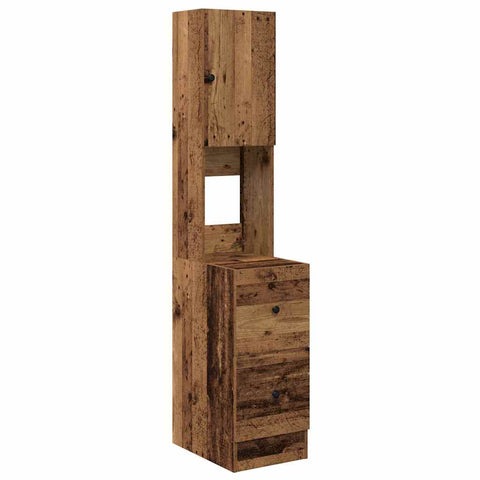 vidaXL Kitchen Cabinet with Drawer with Shelf with Storage with Door Old wood Engineered wood