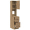 vidaXL Kitchen Cabinet with Drawer with Shelf with Storage with Door Artisan oak Engineered wood