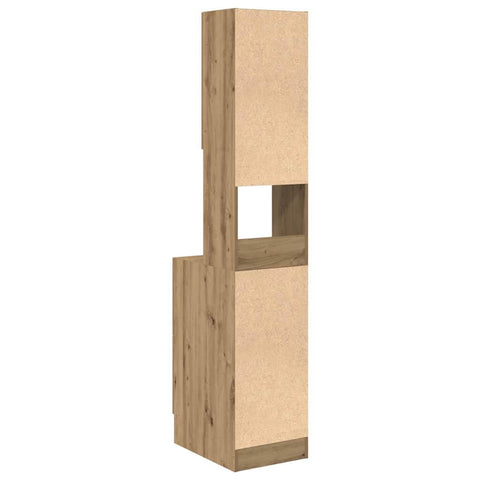 vidaXL Kitchen Cabinet with Drawer with Shelf with Storage with Door Artisan oak Engineered wood