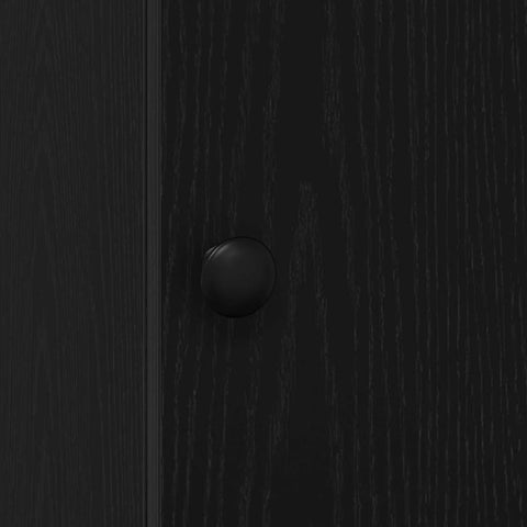vidaXL Kitchen Cabinet with Drawer with Shelf with Storage with Door Black oak Engineered wood