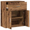 vidaXL Sideboard with Drawer with Shelf with Storage with Door Old wood 60 x 31 x 70 cm Engineered wood