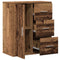 vidaXL Sideboard with Drawer with Shelf with Storage with Door Old wood 60 x 31 x 70 cm Engineered wood