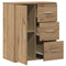vidaXL Sideboard Artisan oak 60 x 31 x 70 cm Engineered wood