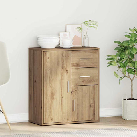 vidaXL Sideboard Artisan oak 60 x 31 x 70 cm Engineered wood