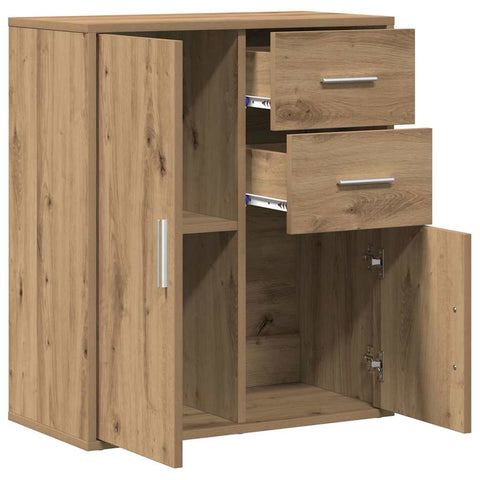 vidaXL Sideboard Artisan oak 60 x 31 x 70 cm Engineered wood
