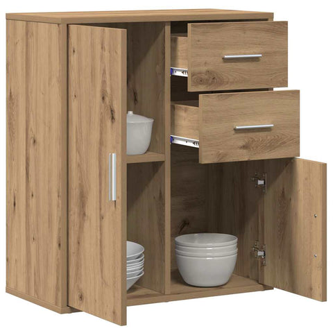 vidaXL Sideboard Artisan oak 60 x 31 x 70 cm Engineered wood