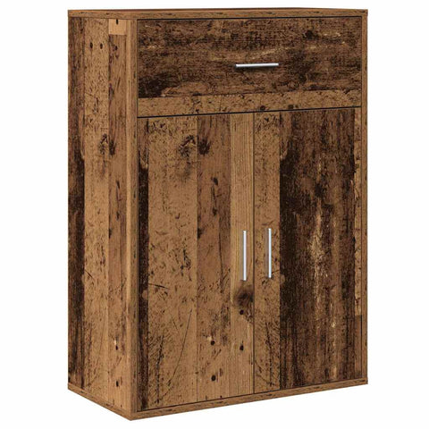 vidaXL Sideboard with Drawer with Shelf with Storage with Door Old wood Engineered wood