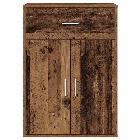 vidaXL Sideboard with Drawer with Shelf with Storage with Door Old wood Engineered wood