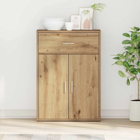 vidaXL Sideboard with Drawer with Shelf with Storage with Door Artisan oak Engineered wood