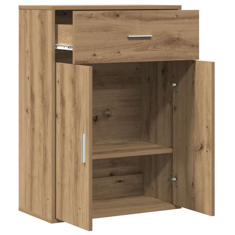 vidaXL Sideboard with Drawer with Shelf with Storage with Door Artisan oak Engineered wood