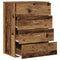vidaXL Sideboard with Drawer with Storage Old wood Engineered wood