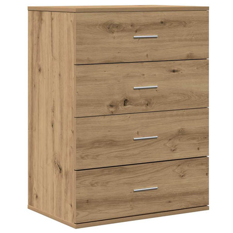 vidaXL Sideboard with Drawer with Storage Artisan oak Engineered wood