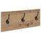 vidaXL Hallway Furniture Set 4 pcs Black oak 90 x 31 x 46.5 cm
