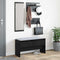 vidaXL Hallway Furniture Set 4 pcs Old Wood 90 x 31 x 46.5 cm