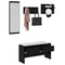 vidaXL Hallway Furniture Set 4 pcs Old Wood 90 x 31 x 46.5 cm