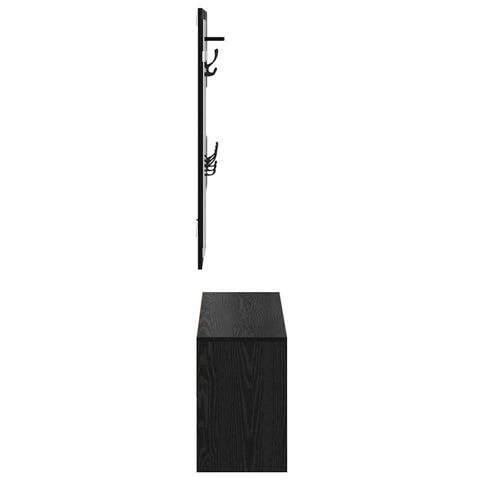 vidaXL Hallway Furniture Set 4 pcs Old Wood 90 x 31 x 46.5 cm