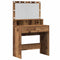 vidaXL Dressing Table Old wood Particle board