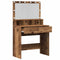 vidaXL Dressing Table Old wood Particle board