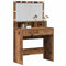vidaXL Dressing Table Old wood Particle board