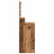 vidaXL Dressing Table Old wood Particle board
