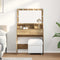 vidaXL Dressing Table Artisan oak Particle board