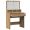 vidaXL Dressing Table Artisan oak Particle board