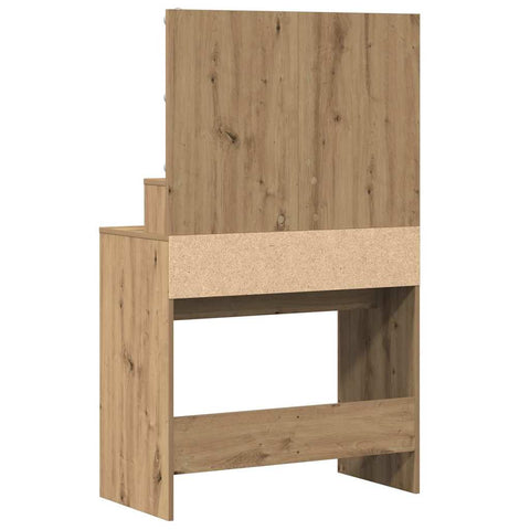 vidaXL Dressing Table Artisan oak 80 x 41 x 134.5 cm Engineered Wood