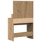 vidaXL Dressing Table Artisan oak Particle board