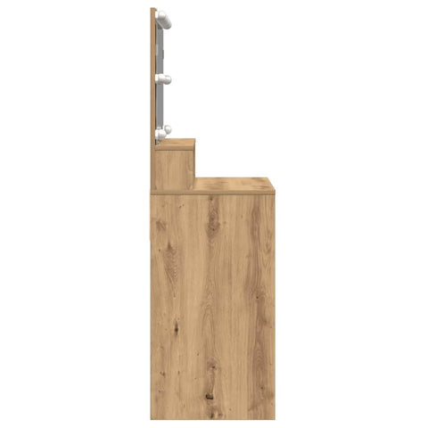 vidaXL Dressing Table Artisan oak Particle board