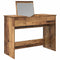 vidaXL Dressing Table with Mirror Old Wood 100x45x76 cm