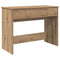 vidaXL Dressing Table with Mirror Artisan Oak 100x45x76 cm