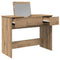 vidaXL Dressing Table with Mirror Artisan Oak 100x45x76 cm