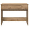 vidaXL Dressing Table with Mirror Artisan Oak 100x45x76 cm