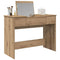 vidaXL Dressing Table with Mirror Artisan Oak 100x45x76 cm