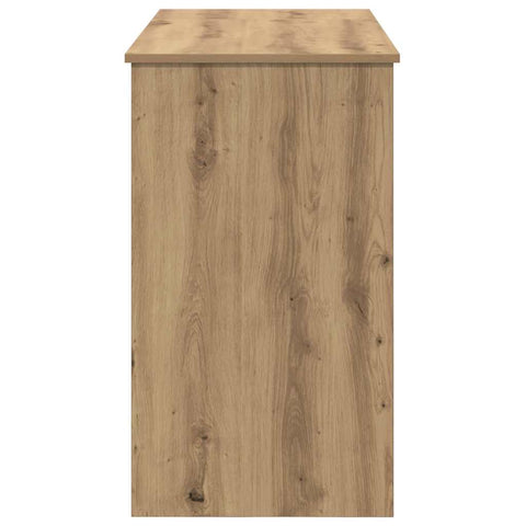 vidaXL Dressing Table with Mirror Artisan Oak 100x45x76 cm