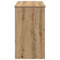 vidaXL Dressing Table with Mirror Artisan Oak 100x45x76 cm