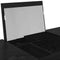 vidaXL Dressing Table with Mirror Black Oak 100x45x76 cm