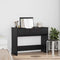 vidaXL Dressing Table with Mirror Black Oak 100x45x76 cm