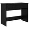 vidaXL Dressing Table with Mirror Black Oak 100x45x76 cm