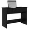 vidaXL Dressing Table with Mirror Black Oak 100x45x76 cm